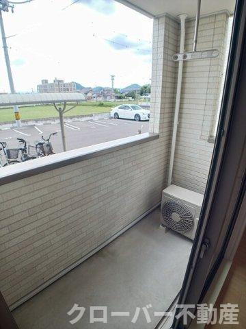 クラール仏生山Ｄのバルコニー