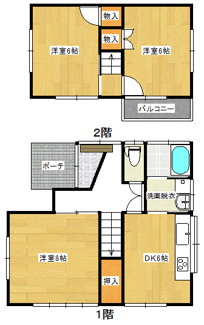 【間取り】 | Casa Felice NODA
