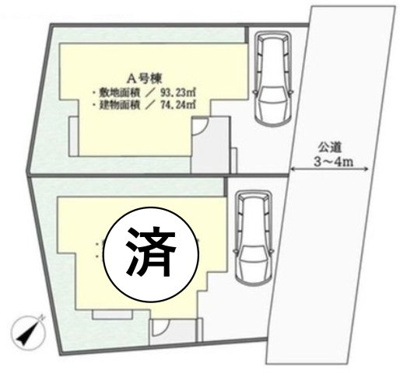 【区画図】 | 藤沢市本鵠沼5丁目 新築戸建 全2棟