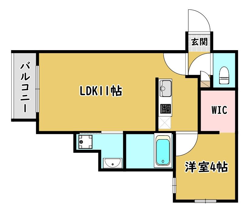 シェリム九大学研都市の間取り