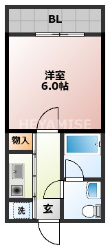 エステートモア平和公園の間取り