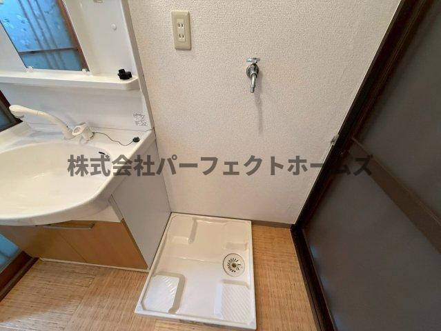 黒原城内町戸建　賃貸の設備|洗濯パン