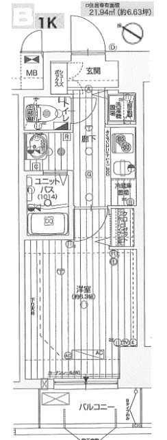 グランカリテ神戸WESTの間取り