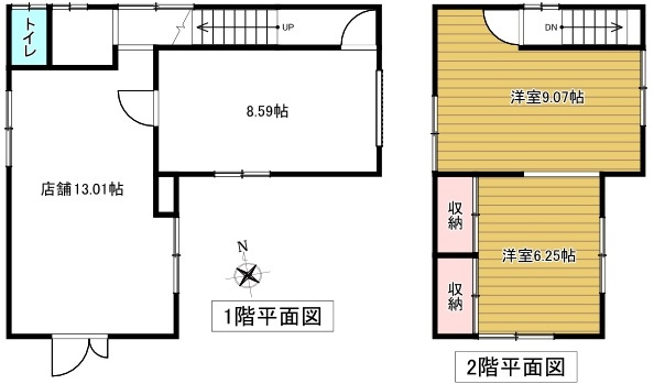 津市半田字川田の間取り