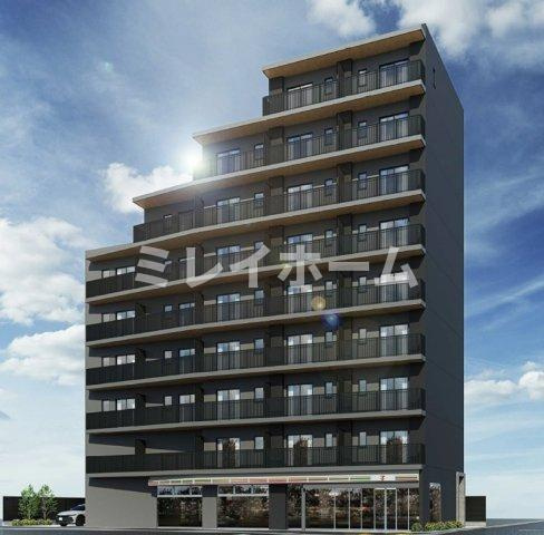 シーズンフラッツ大森北三丁目の外観パース