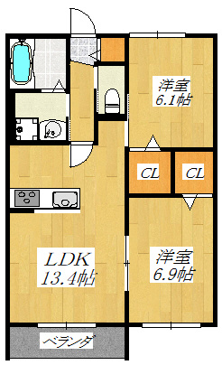 グラントレ宮城の間取り|間取りです