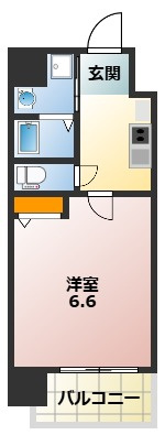 ワールドアイ大阪城EASTⅡの間取り