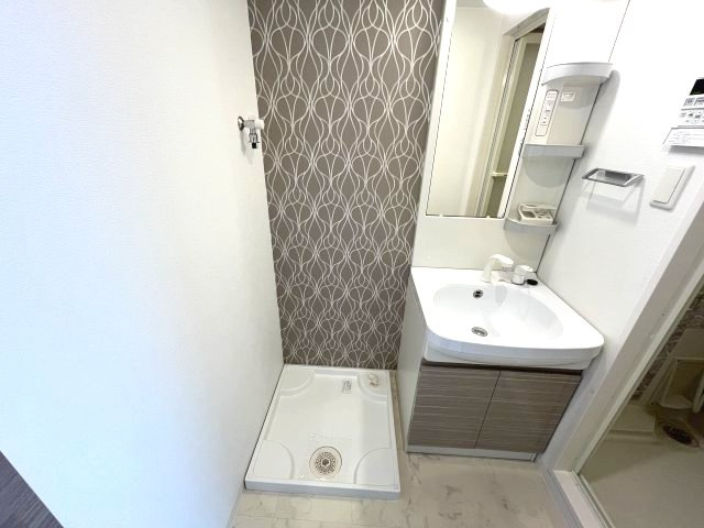 S-RESIDENCE新大阪WESTの洗面所