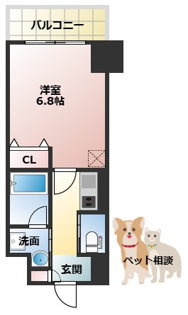 プレジオ都島本通の間取り