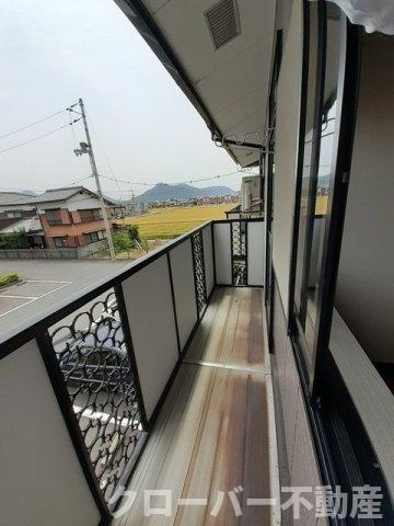ロマネスクローズ　Ｂのバルコニー