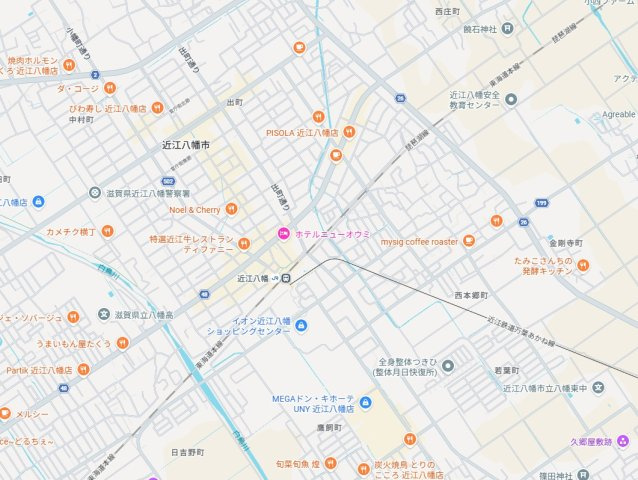 近江八幡市鷹飼町　第1期　新築一戸建ての地図