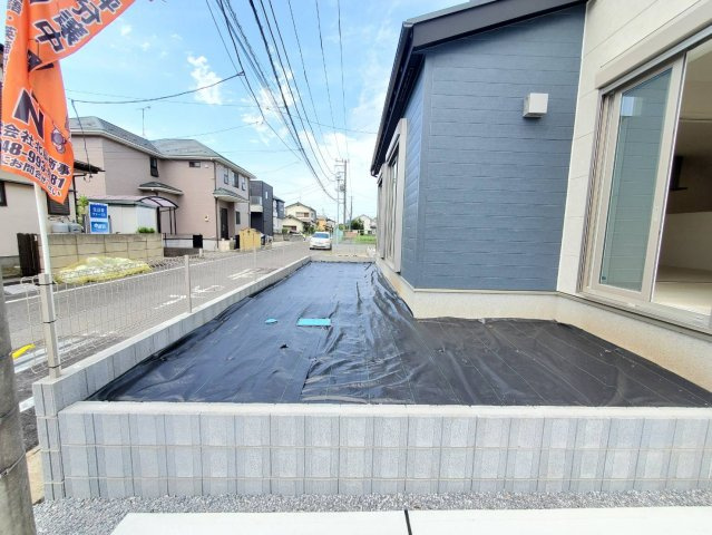 吉川市　中曽根2丁目　新築戸建　全2棟の庭|お庭です
