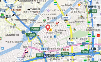 【地図】 | LOIS GRAND 靭公園