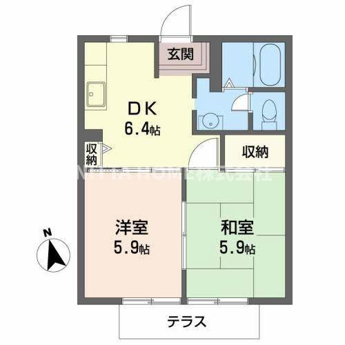 コーポ・エクセレント3の間取り