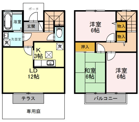 エステリーオ　Ｄ棟　の間取り