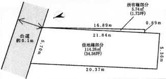 【土地図】 | 新宿区西落合1丁目　宅地分譲　6280万円