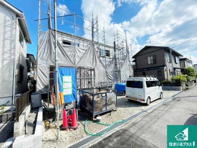 ★近江八幡市安土町下豊浦　第1期　新築一戸建ての外観|現在の進捗状況です！順調に作業進行中、完成が待ち遠しいです！詳細の間取り等、お気軽にお問い合わせください！
