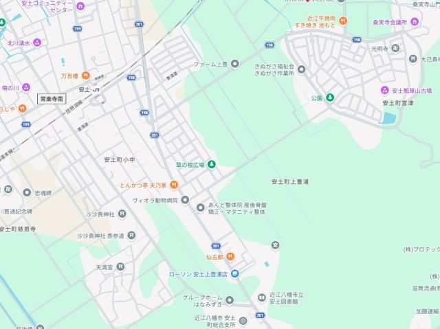 ★近江八幡市安土町下豊浦　第1期　新築一戸建ての地図