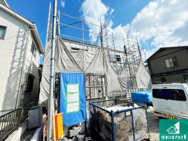★近江八幡市安土町下豊浦　第1期　新築一戸建ての外観|現在の進捗状況です！順調に作業進行中、完成が待ち遠しいです！詳細の間取り等、お気軽にお問い合わせください！