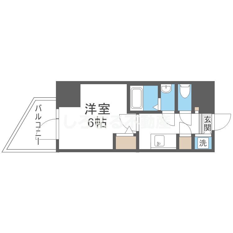 エスリードレジデンス大阪福島サウスフラッツの間取り