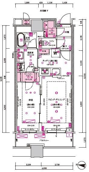 目黒第一マンションズの間取り|落ち着いた雰囲気の外観です