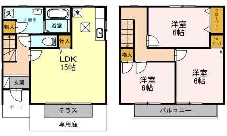 エステリーオA棟　の間取り