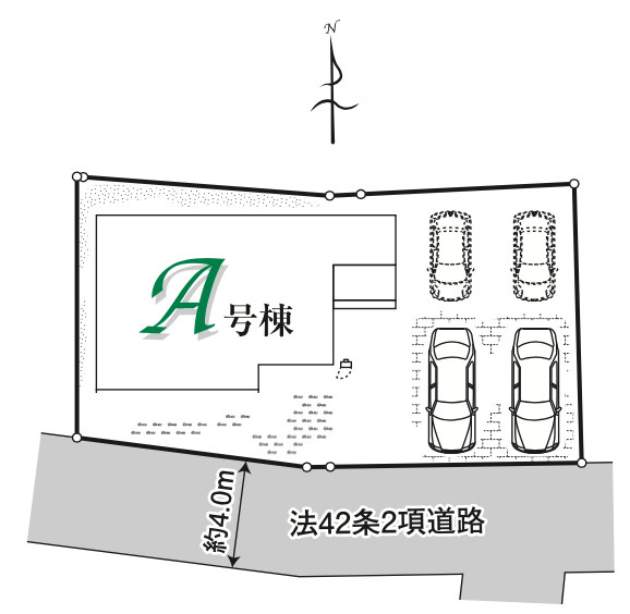 【仲介手数料無料】所沢市荒幡　９期　全１棟　所沢市の新築住宅なら西武ハウジングの区画図