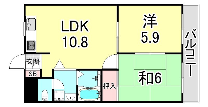 バンベールコートの間取り