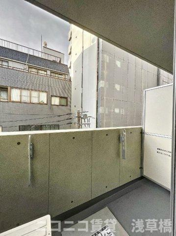 ALBA扇橋のバルコニー