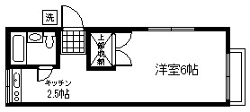 山中ハイツの間取り