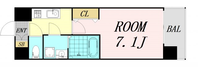 S-RESIDENCE福島grande　仲介手数料無料の間取り