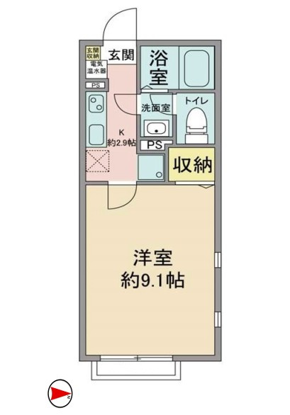 町田市相原町のアパート