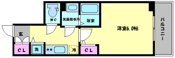 エスリードレジデンス大阪本町の間取り|エスリードレジデンス大阪本町　間取り