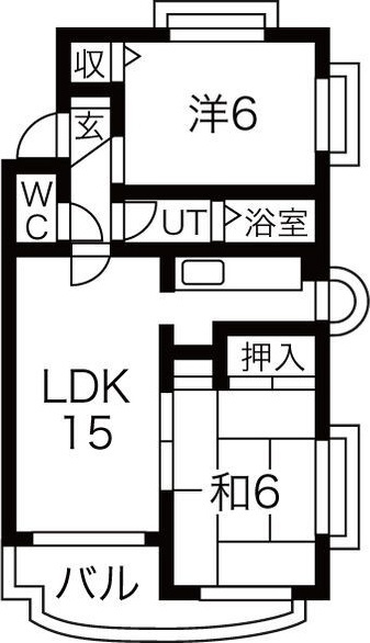 クレスト白鳥の間取り