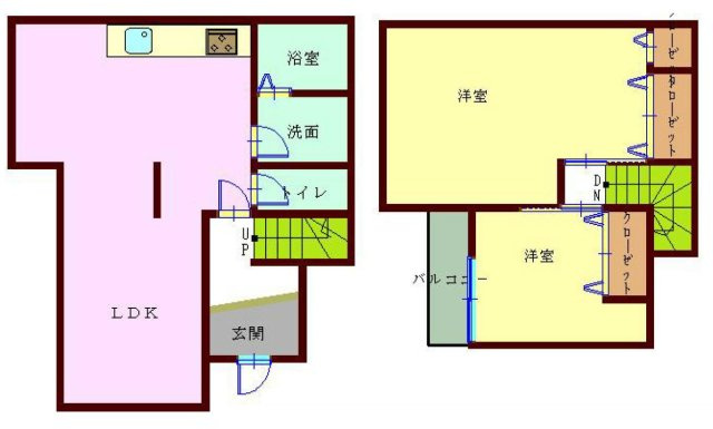 【間取り】 | 2LDKは、リビングダイニングキッチンと二つの居室がある間取りでございます。夫婦や小さなお子さんのいるご家庭に特におすすめで、リビングで家族団らんを楽しみつつ、個室でプライベートな時間も確保できます。
