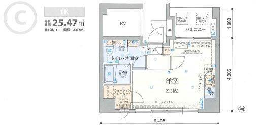 リヴシティ両国弐番館の間取り