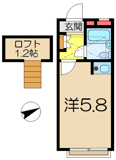 【間取り】 | スカイピア弘明寺