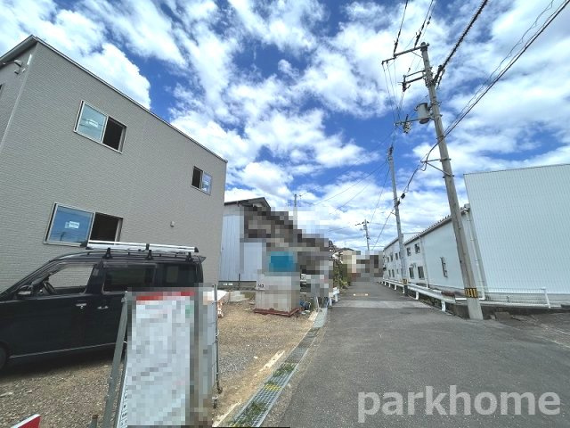 高知市朝倉西町 ⑥ 新築戸建ての前面道路含む現地写真|前面道路含む現地写真です