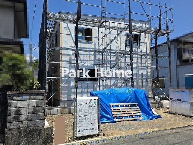高知市朝倉西町 ⑥ 新築戸建ての外観|2026.7月：建築中