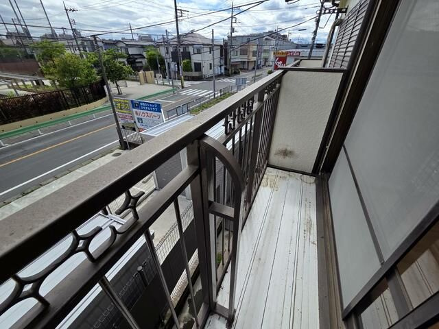 シティハイム久米川のバルコニー