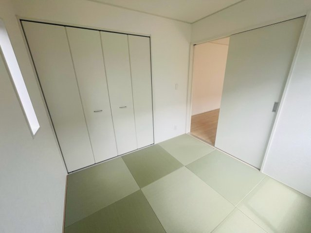 【Cradle Garden】　古河市中田　第６　全2邸の和室|〇２号棟　和室　4.5帖〇
お子様のお昼寝スペースにもなります♪
2026年8月撮影