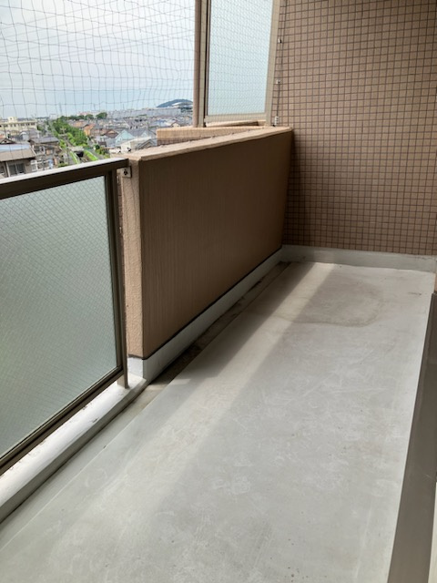 ランドマーク豊川のバルコニー