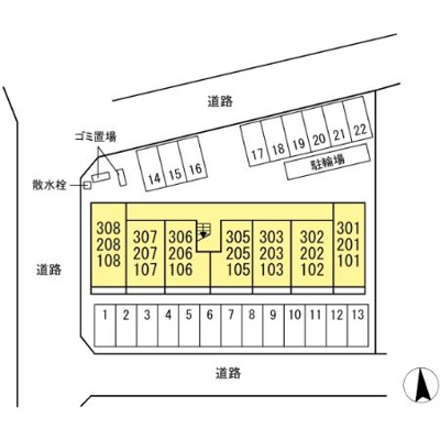 【区画図】 | ディアライズ小郡船倉町A棟