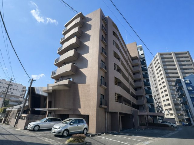 ハウベストマンション水前寺一番館の外観|落ち着いた雰囲気の外観です