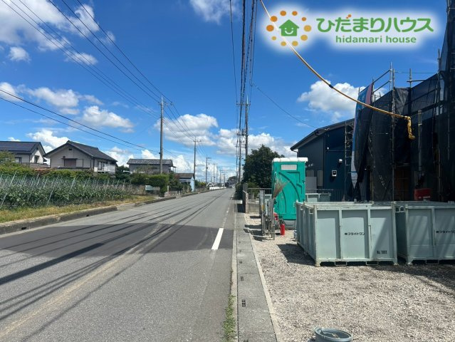 本庄市児玉町上真下　第2　新築一戸建て　クレイドルガーデン　01の前面道路含む現地写真