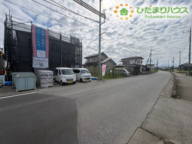 本庄市児玉町上真下　第2　新築一戸建て　クレイドルガーデン　01の前面道路含む現地写真