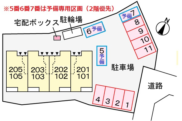 グラード 三ノ輪の駐車場