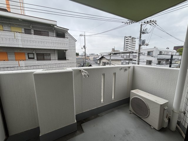 美笠ビルのバルコニー