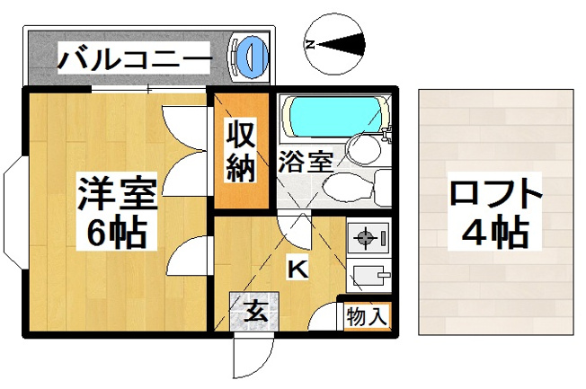 【間取り】 | ハイツダイワ