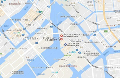 【地図】 | アーバンドックパークシティ豊洲タワーＡ棟